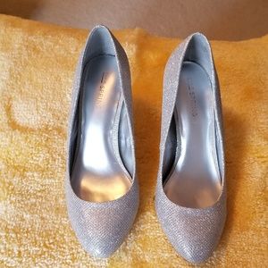 Silver shoes